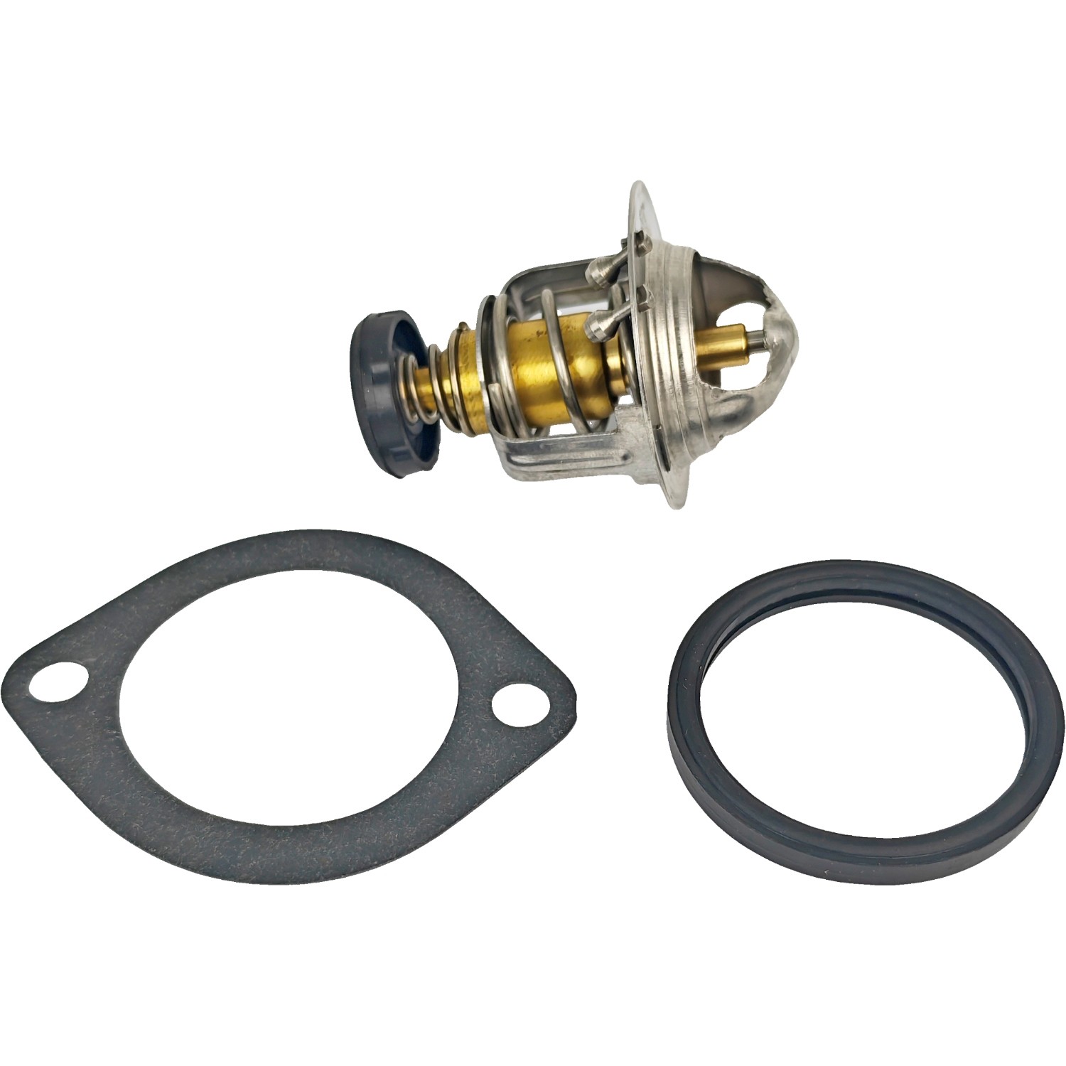Diesel Water Pump & Thermostat w/Gaskets Fit for Kawasaki Mule 3010 4010