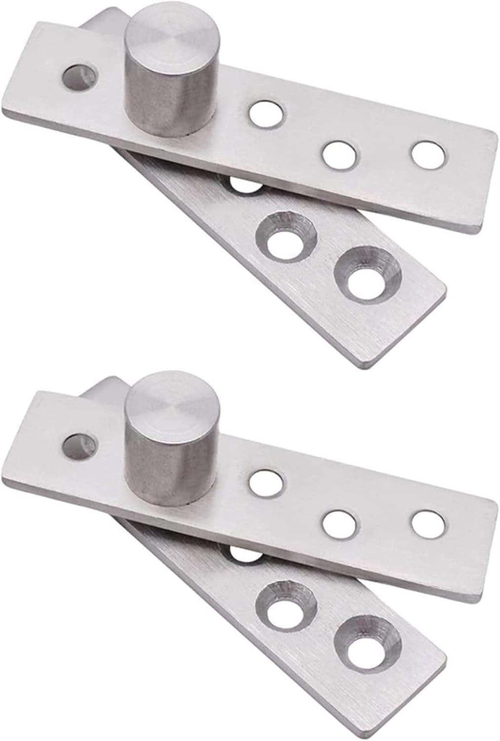 2 Pack Door Pivot Hinge 180°Rotation Hidden Door Hinge Concealing Door Hinge Hou