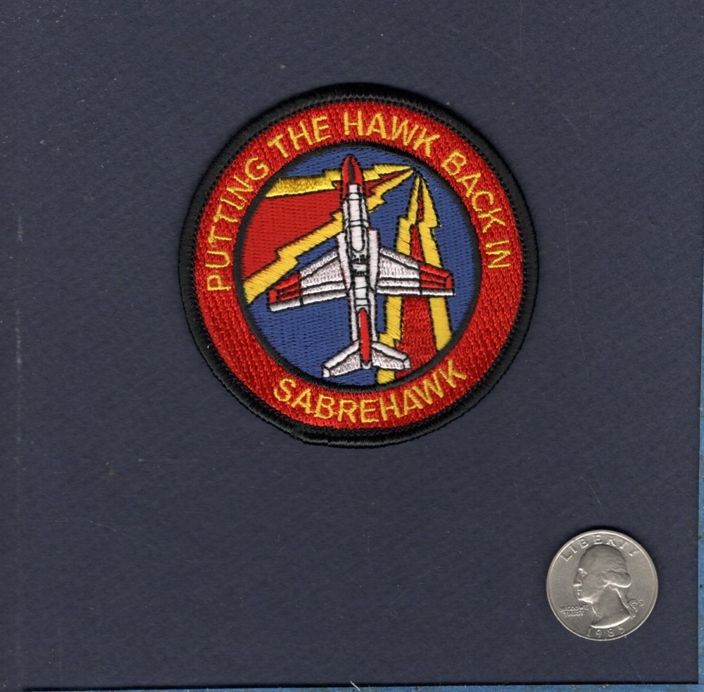 VT-86 SABREHAWKS US NAVY USMC T-45 Goshawk Training Squadron Bullet Patch