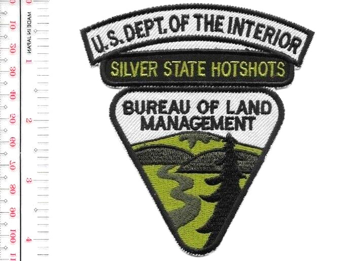 Hot Shot Wildland Fire Crew BLM Nevada Silver State Hotshots Bureau NO TARIFF