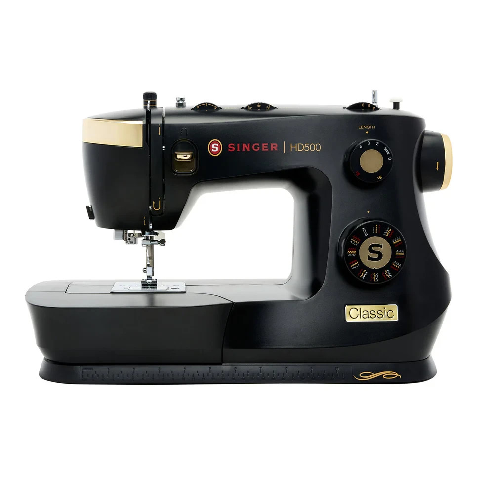 SINGER HD500 Classic Black Sewing Machine Heavy Duty 23 Stitches Metal Frame