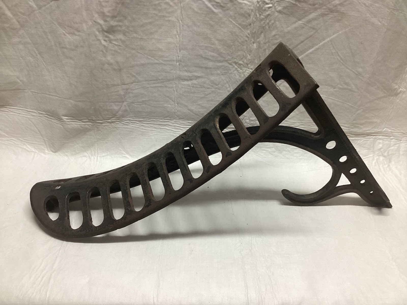 Dated Metal  Horse Saddle Rack , J W Fiske NY