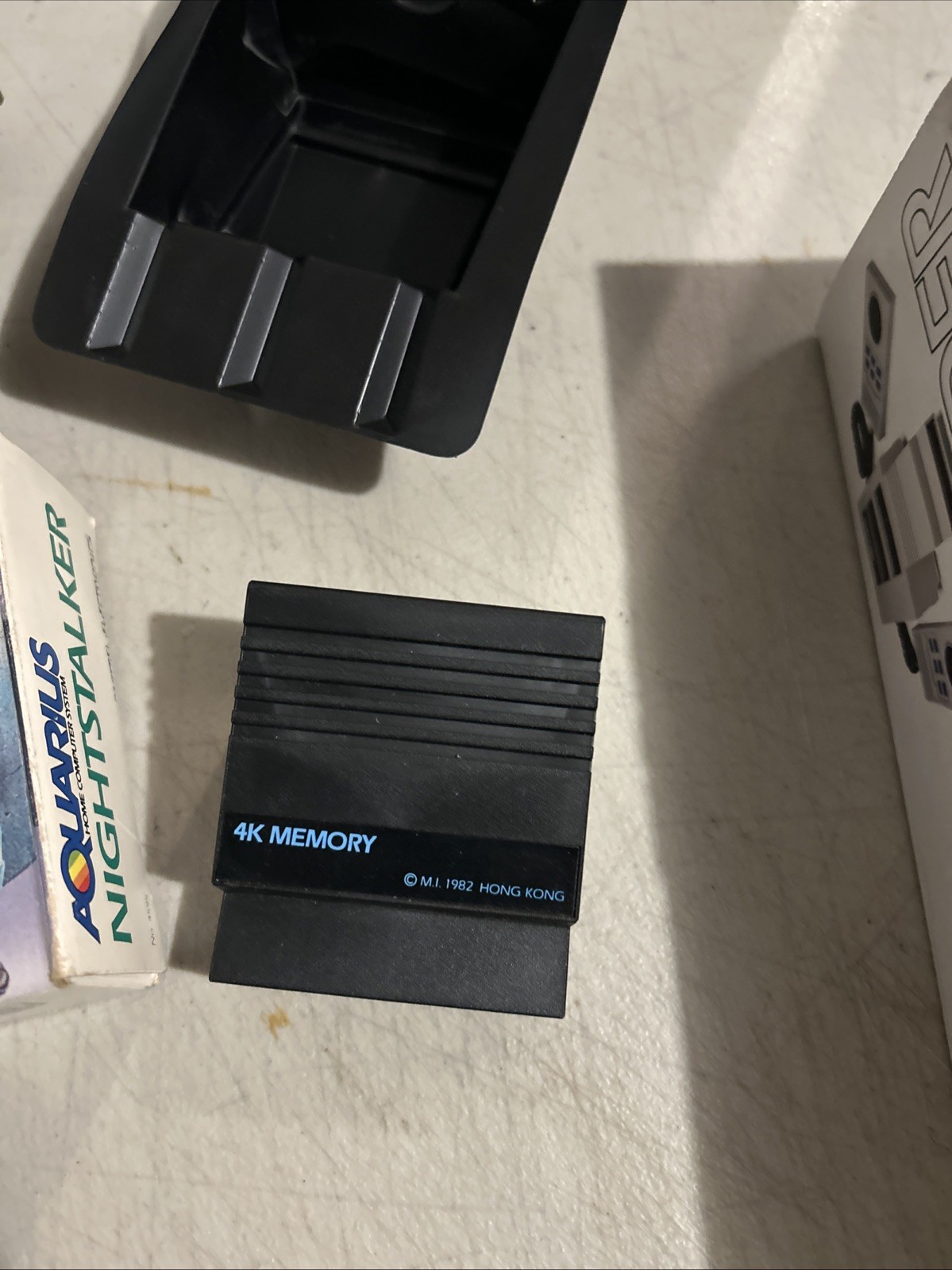 Mattel 1982 Aquarius Computer & Game System W/Nightstalker Untested As Is