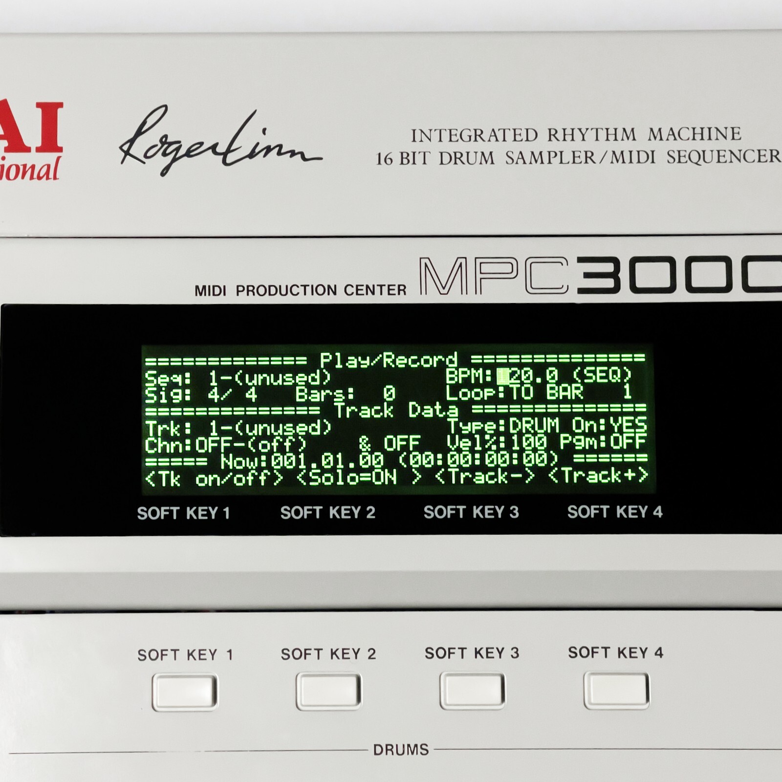 AKAI MPC 3000 LED Display Lemon/Black