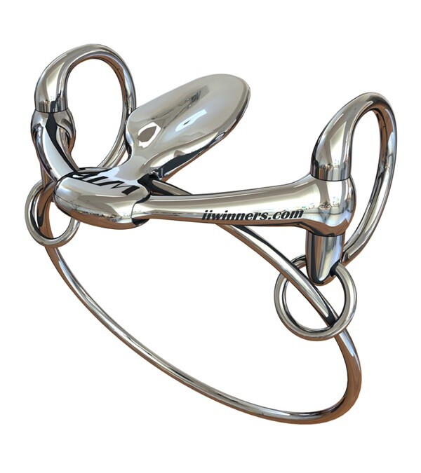 Winning Tongue Plate WTP Dexter Bit w/Extended Plate Pony /Cob size-4.5" Racing!