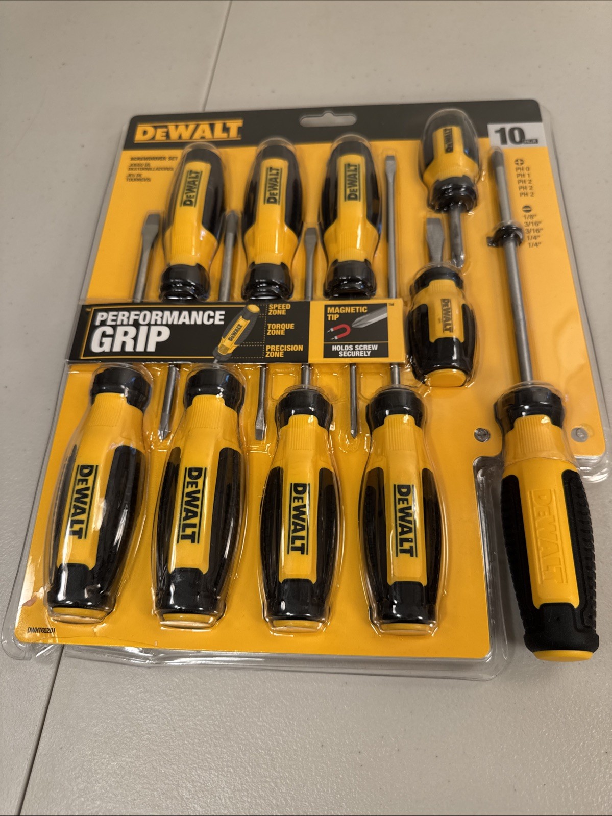 NewDEWALT Phillips Screwdriver Set (10-Piece), DWHT65201