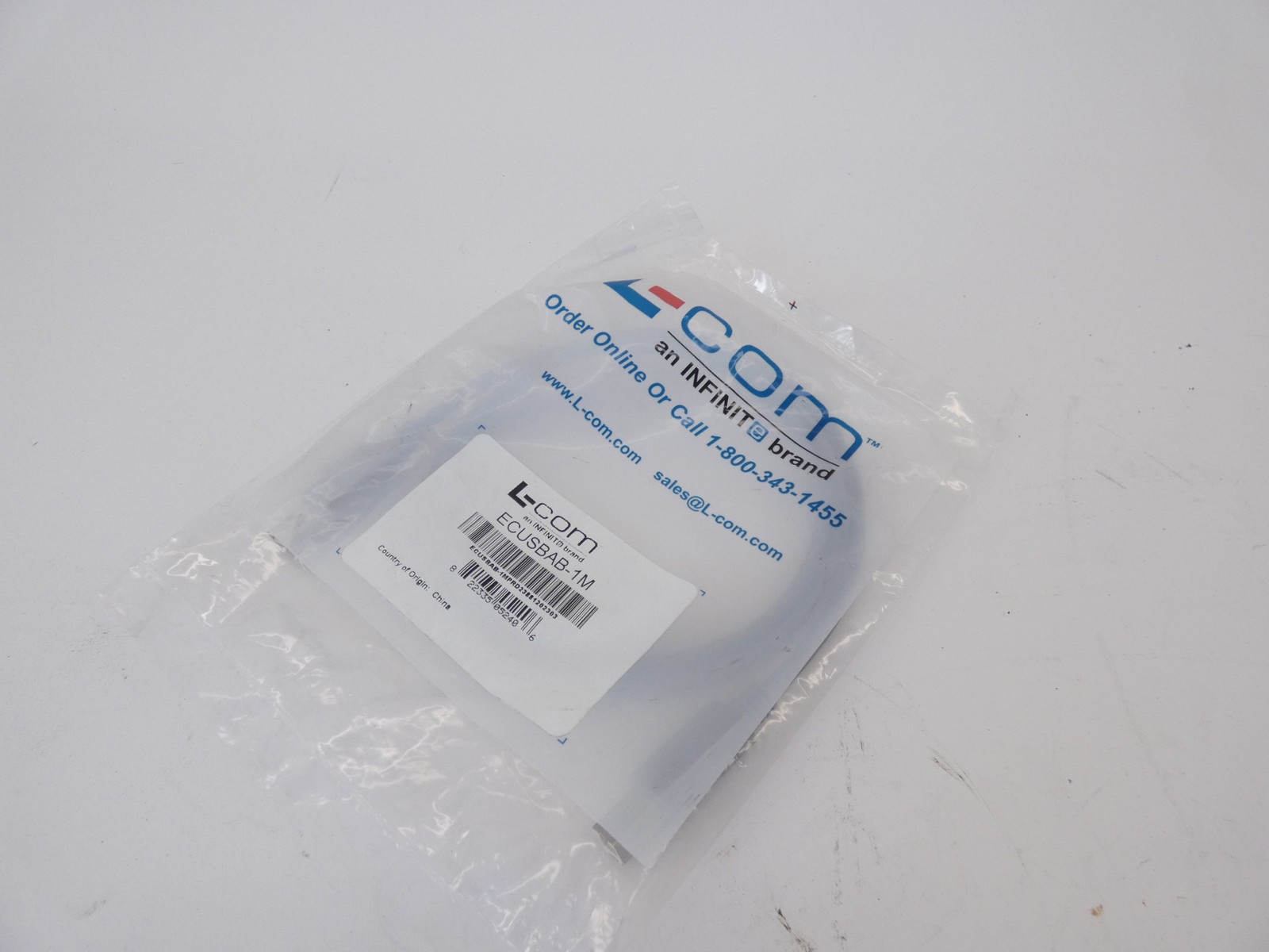 L-Com ECUSBAB-1M Deluxe USB Cable - NEW Surplus!