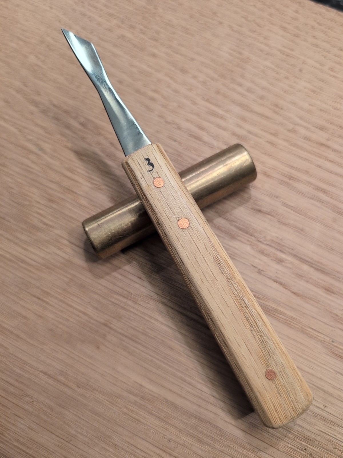Original Denny #3 Skew Gouge Carving Tool