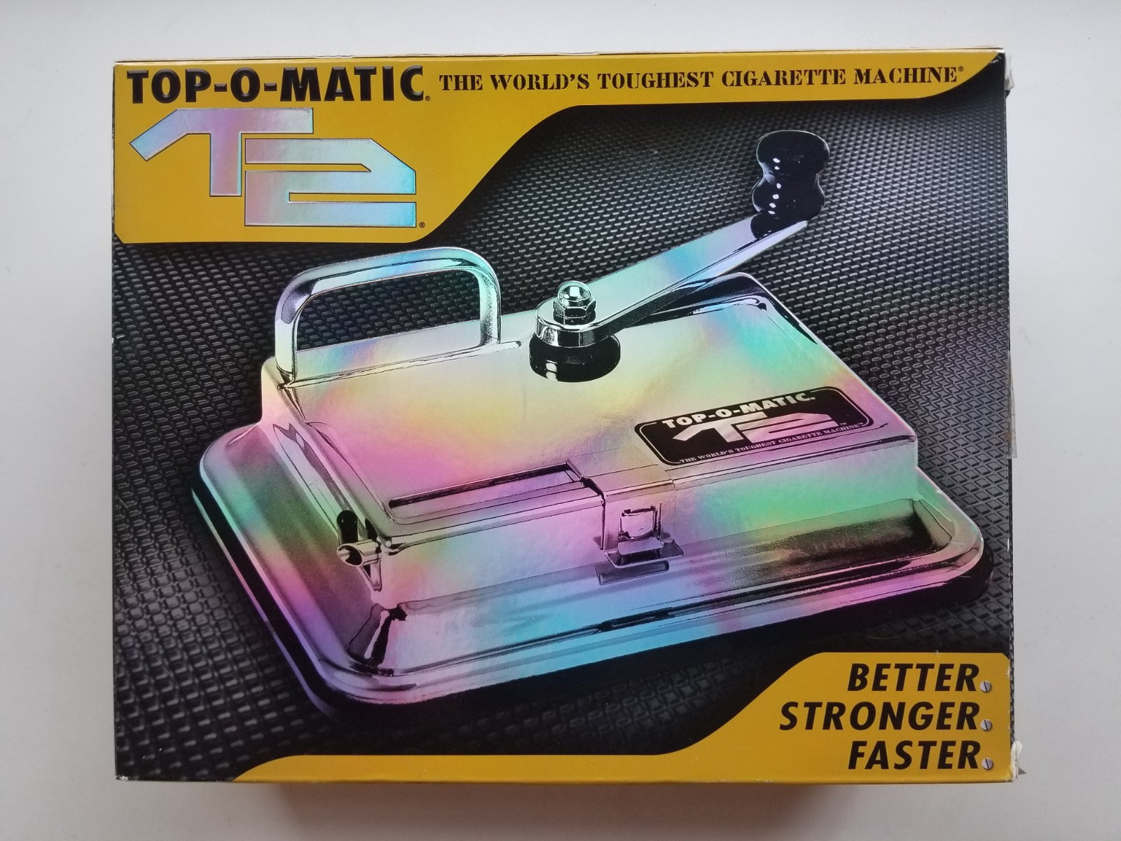 Top-O-Matic T2 Cigarette Rolling Machine KING SIZE or 100mm - Open Box (Unused)