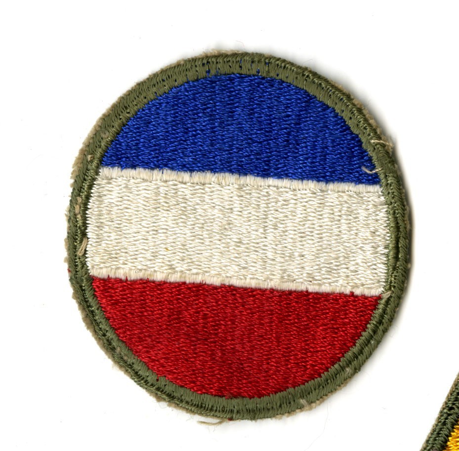 Army Ground Forces White Back Patch WWII Original