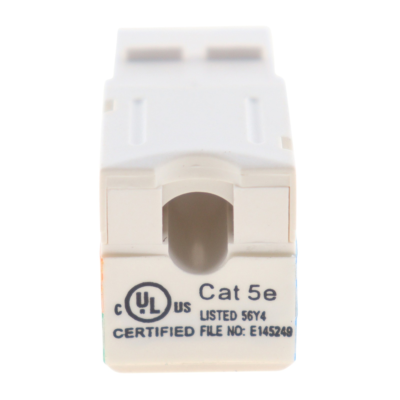 STRUCTURED CABLING PRODUCTS 101-WH-M MODULAR KEYSTONE RJ45 CAT5E JACK, WHITE