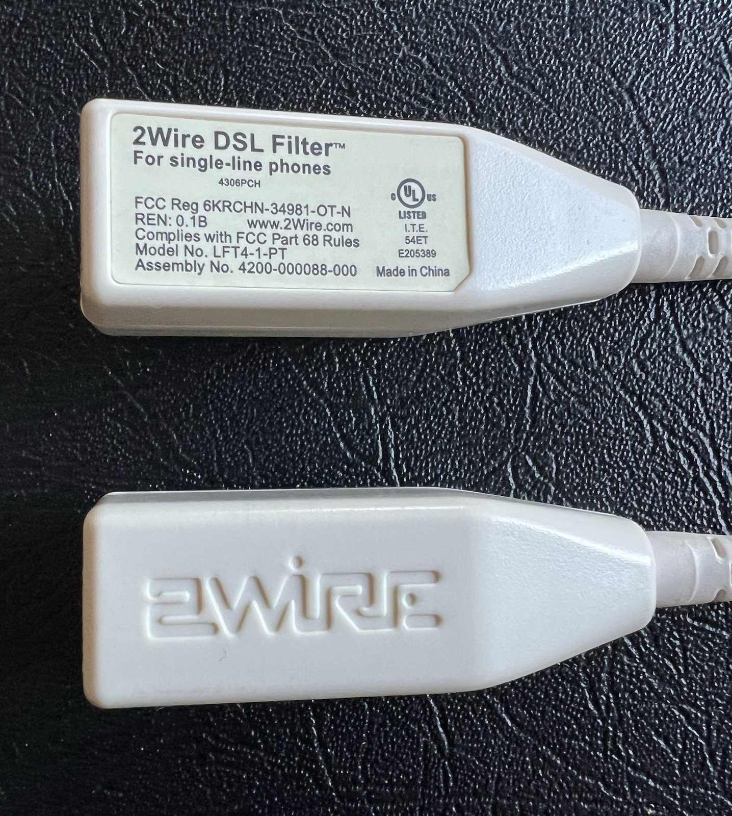 (2-PACK)-2 Wire DSL Filter For Single-line Phones Model LFT4-1 -PT