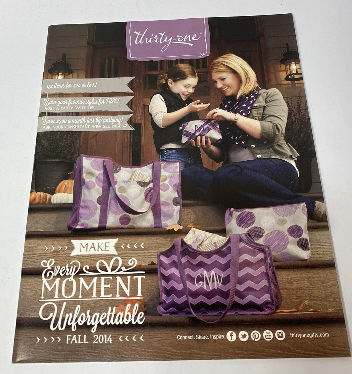 Thirty-One 2014 Fall Catalog Reference For Patterns & Styles Consultant Supplie