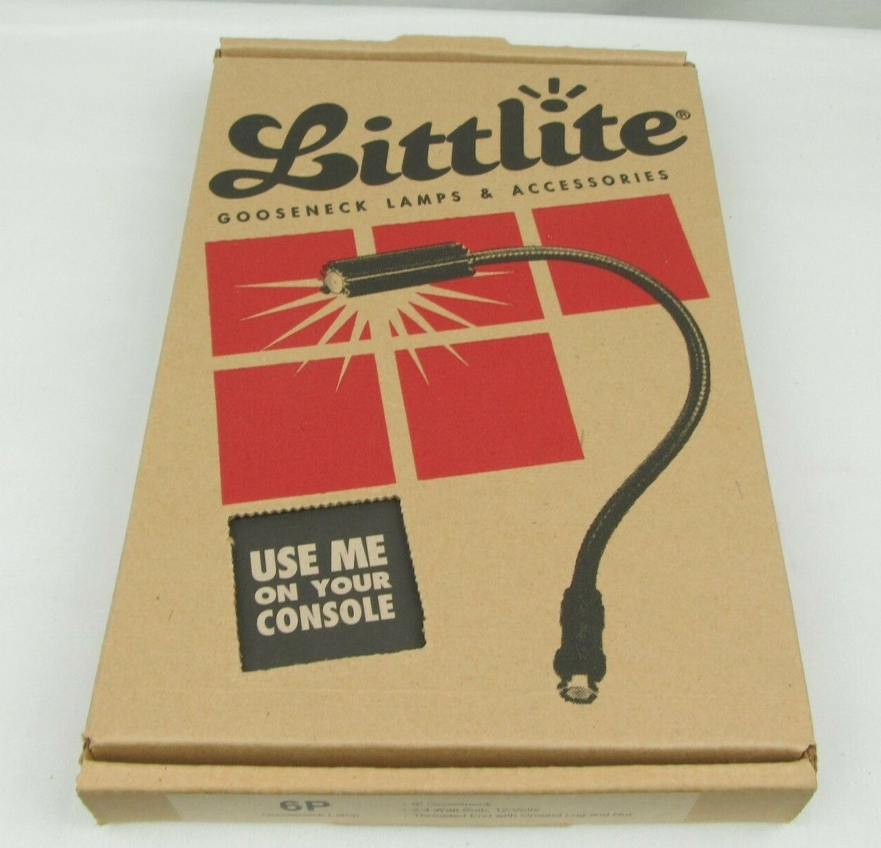 Littlite 6P 6in Gooseneck Threaded End  - New Old Stock, Free Shipping