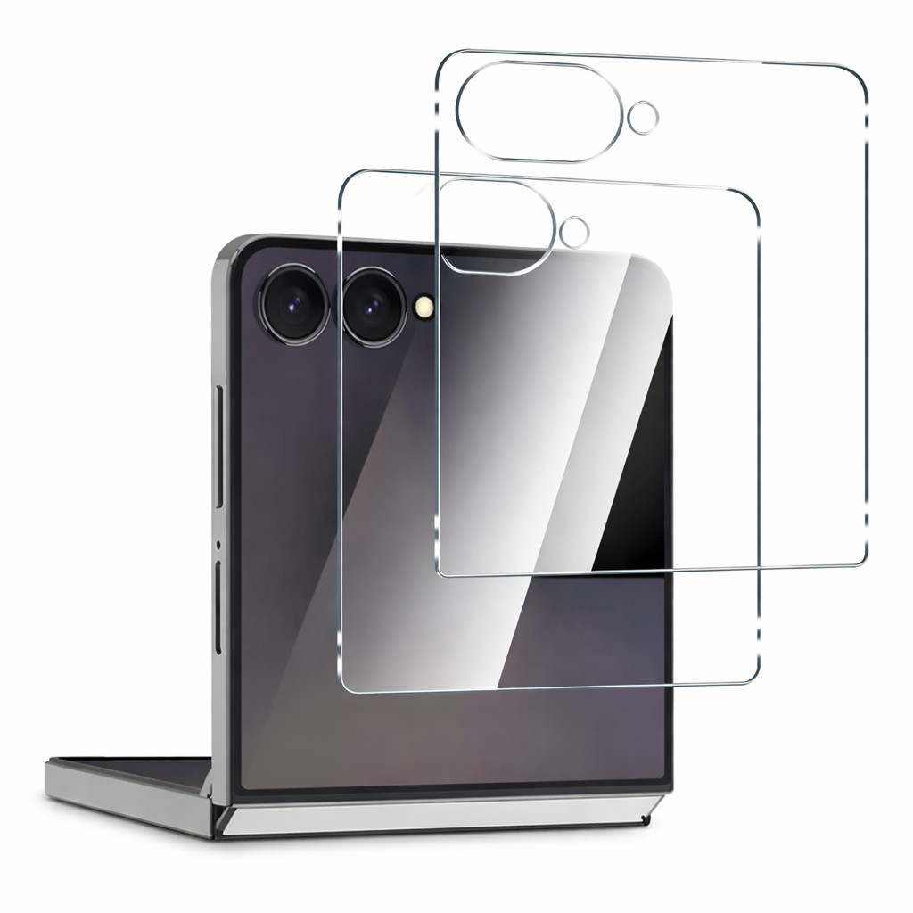 For Samsung Galaxy Z Flip 7 Tempered Glass Screen Protector 2 Pack Bubble Free