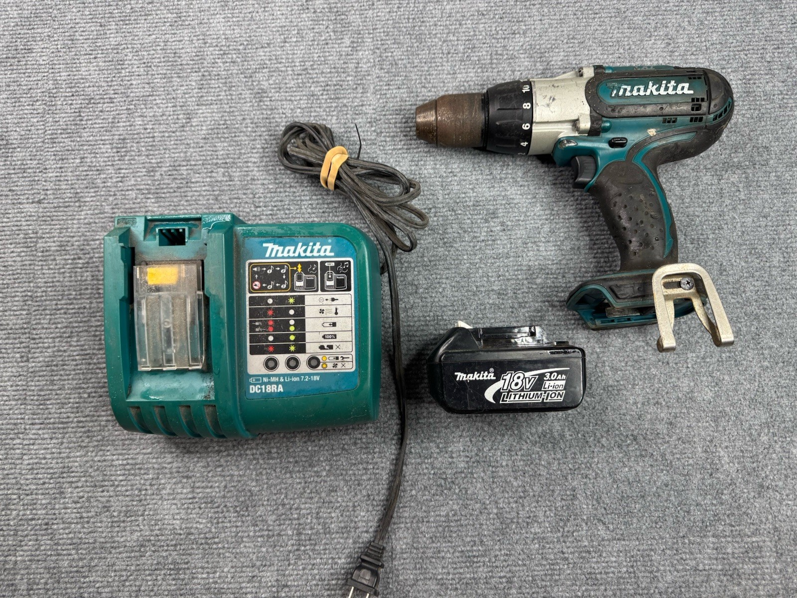 Makita BHP451 18V Drill With Battery And Charger **USED/ WORKS**