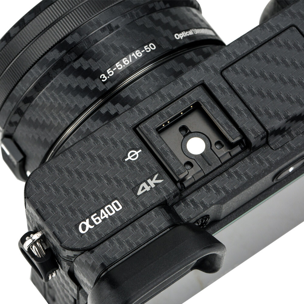 Anti-Scratch Camera Body Film Cover Protector for Sony A6400 A6300 +16-50mm Lens