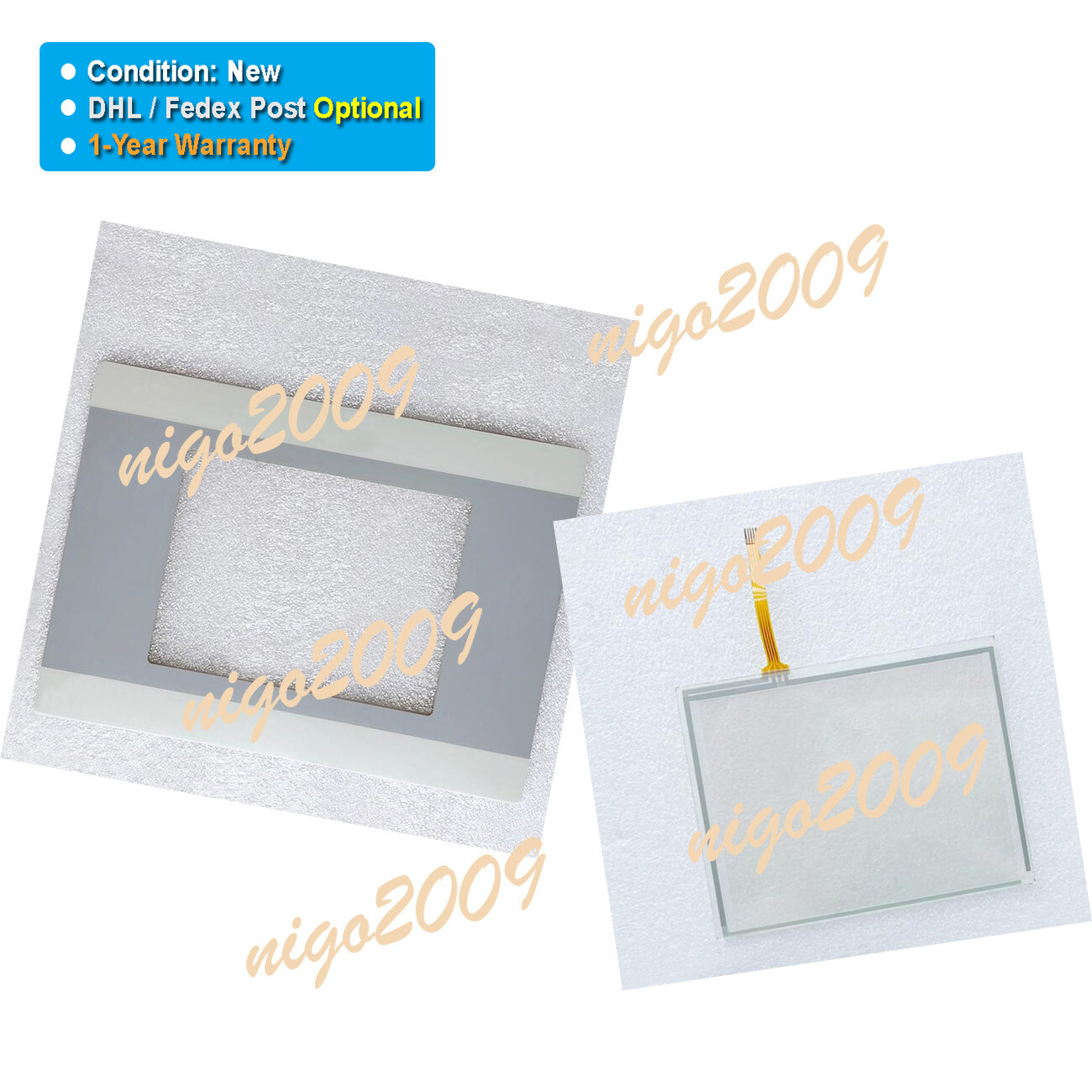 Fit for XV-230-57MPN-1-10 Art-No.: 85 28 200050 Touch Screen Glass Film Overlay