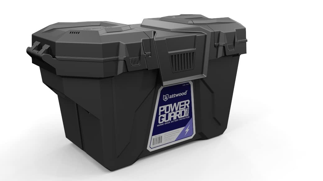 PowerGuard Pro Battery Box Heavy-Duty Vented Weather-Resistant Storage