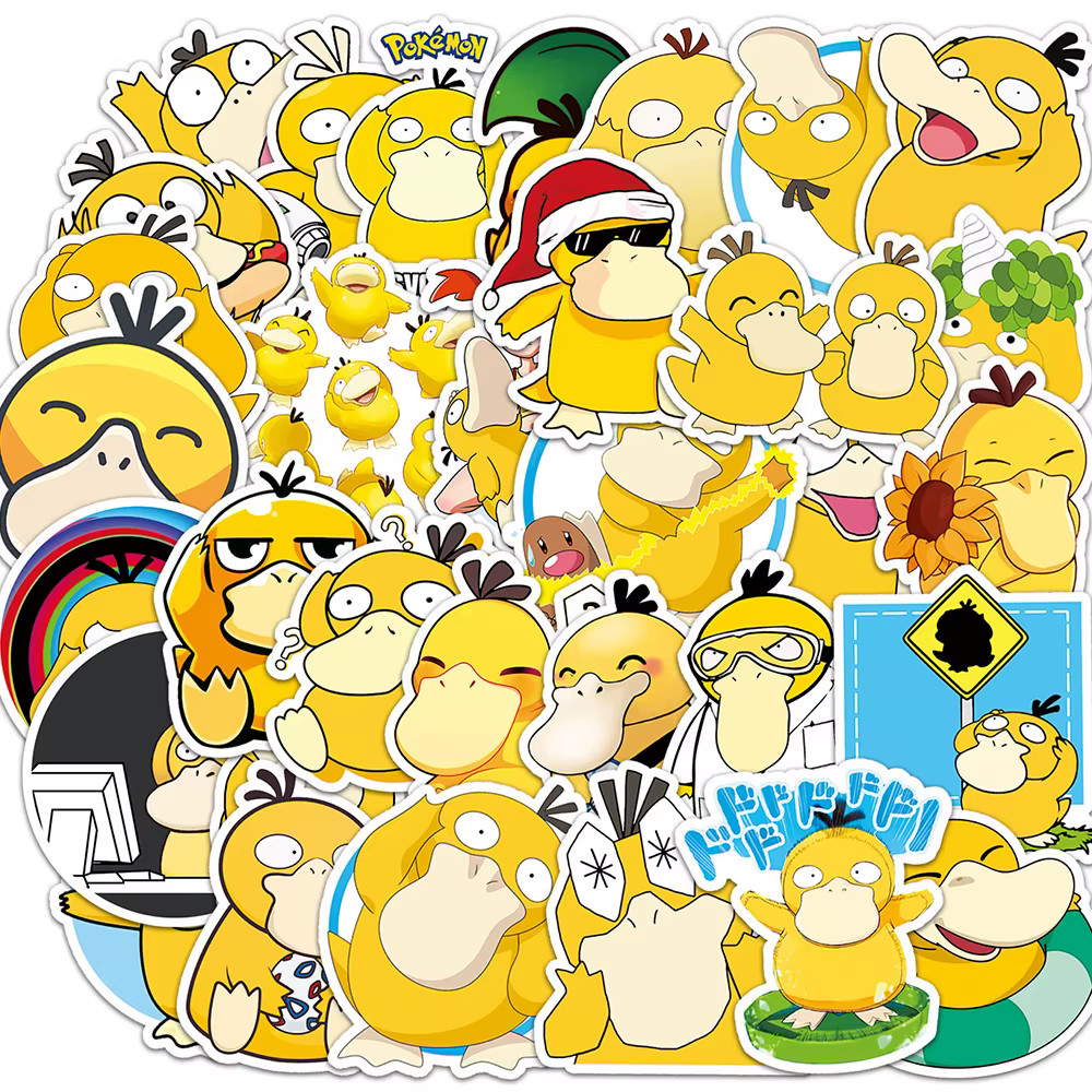 Psyduck Pokemon Stickers 25 Pack Random Assortment Sticker Decal  - US Seller