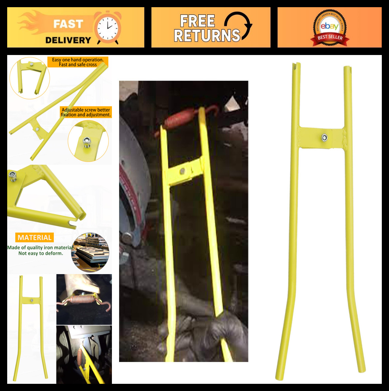 Heavy Truck Brake Spring Tool - Adjustable Installer/Removal for Anchor Pins