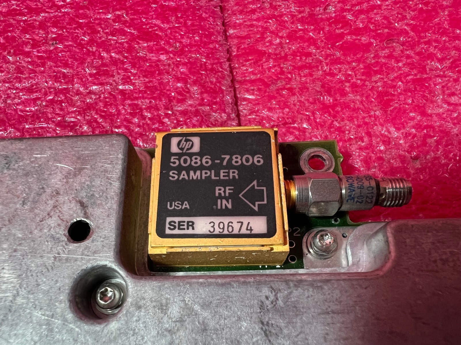 HP 8593E Spectrum Analyzer Part 08591-6071 5086-7806 SAMPLER
