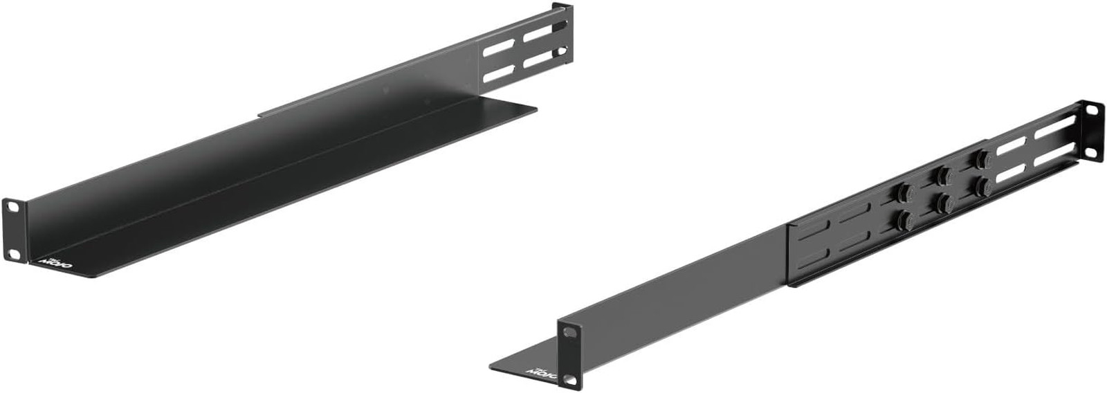 1U Universal Rack Mount Rails 4 Post Server Rack Shelf Rail...