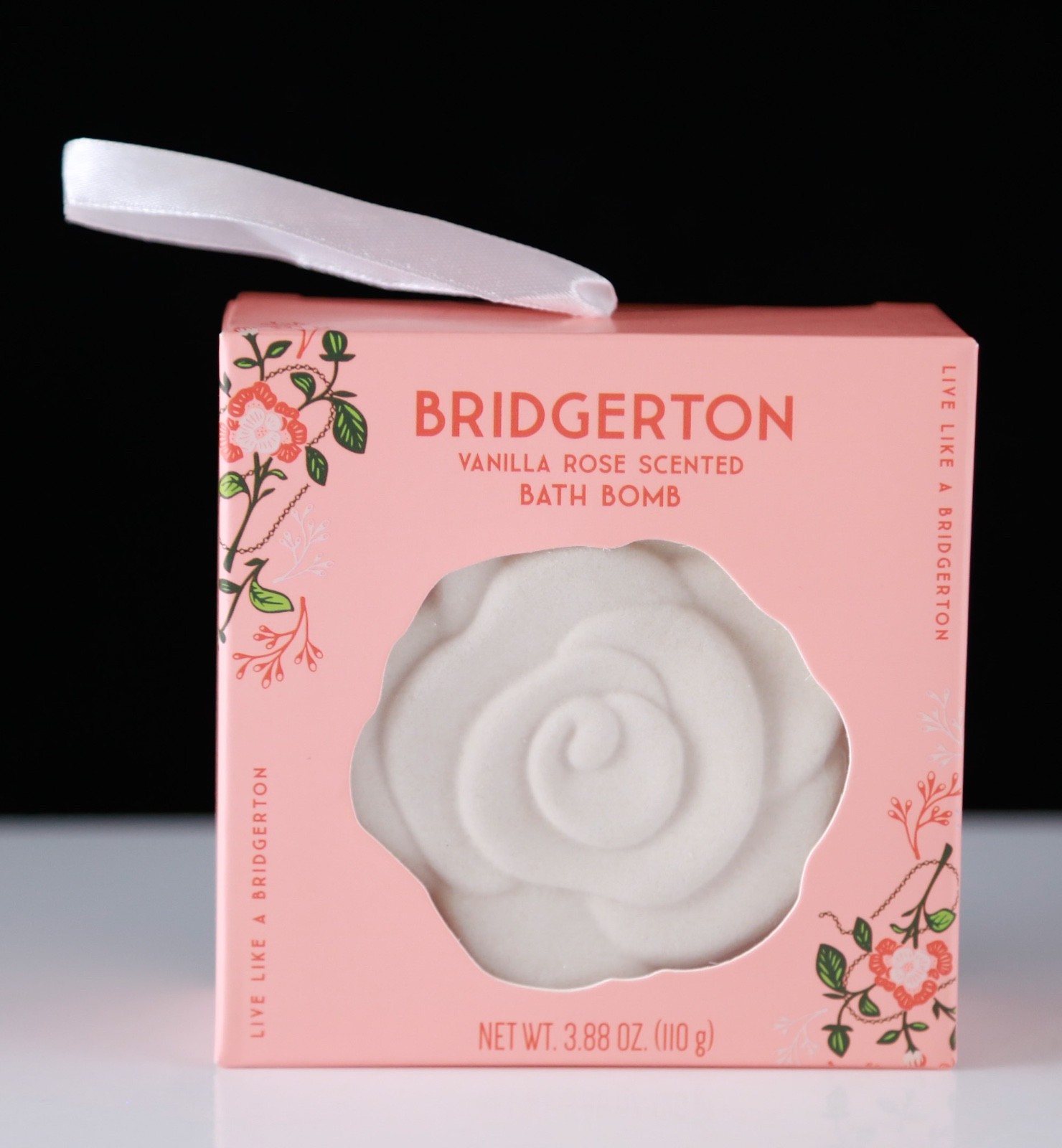 New Netflix Shondaland Bridgerton Vanilla Rose Scented Bath Bomb