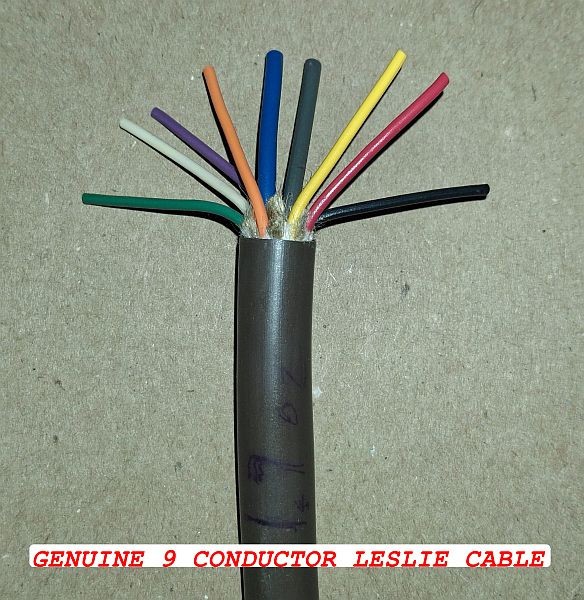 9 PIN LESLIE SPEAKER CABLE 10 FEET LONG