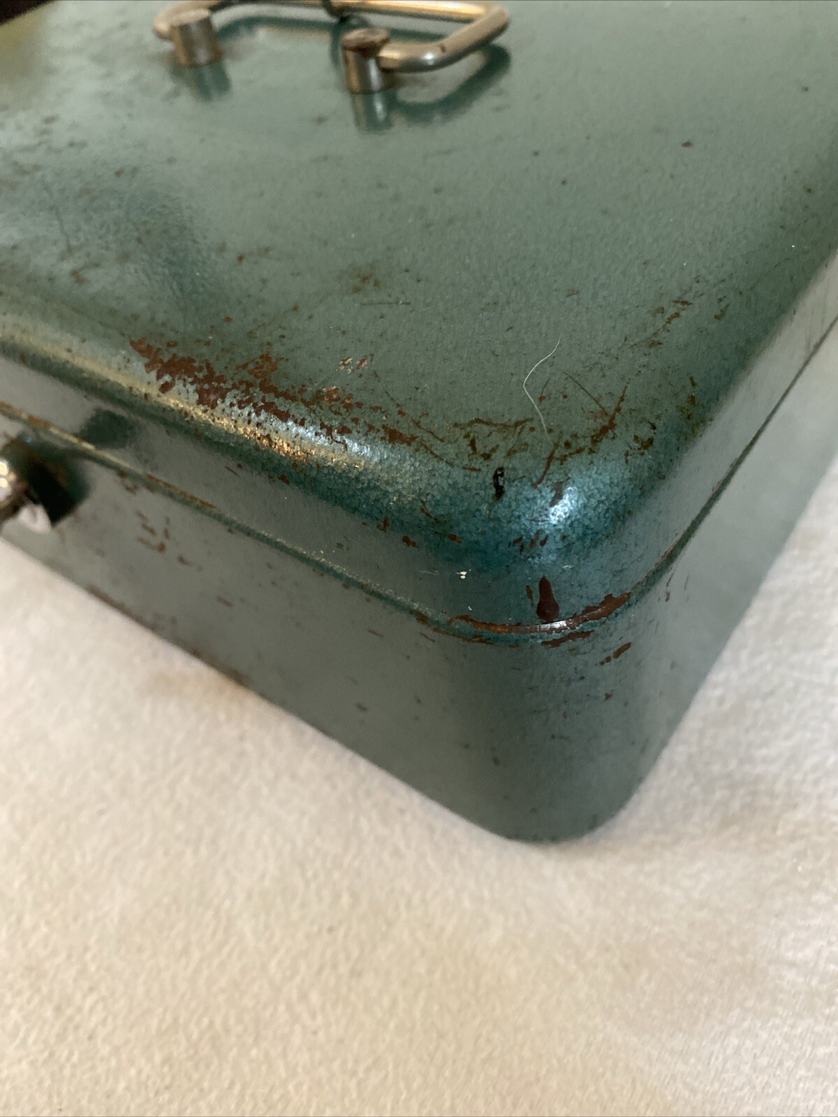 Vintage Strongbox With Key