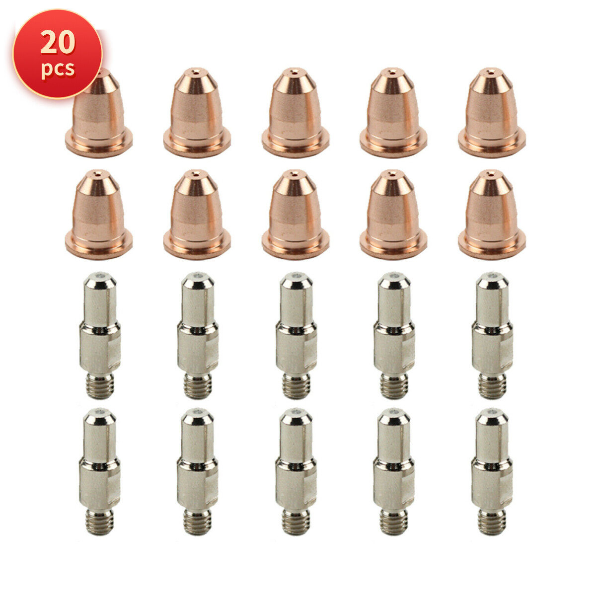 20 pcs 30A 0.8mm Consumables Kit fit Chicago Electric 93156 Plasma Cutter