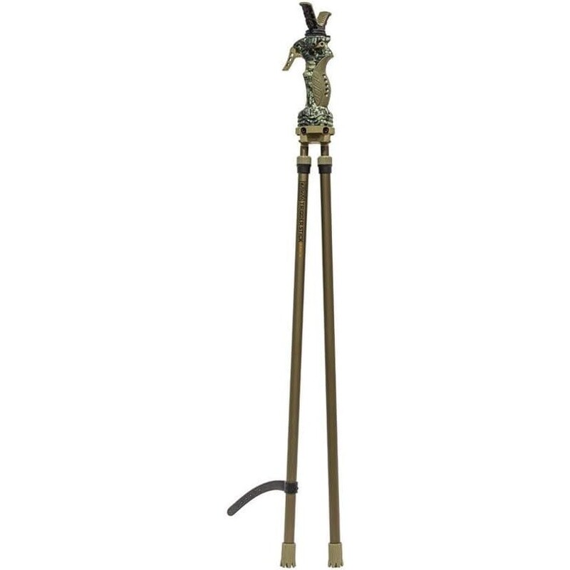 Adjustable Height Shooting Stick Quick Detach Yoke Durable Lightweight Hunting