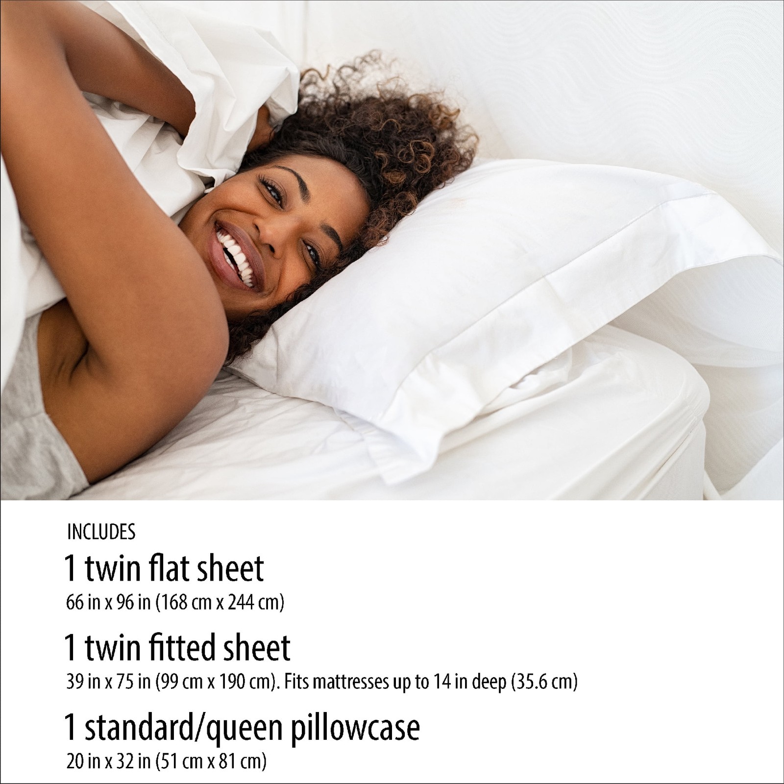 Comfort Chill Microfiber Bed Sheet Set Twin, 3 Piece