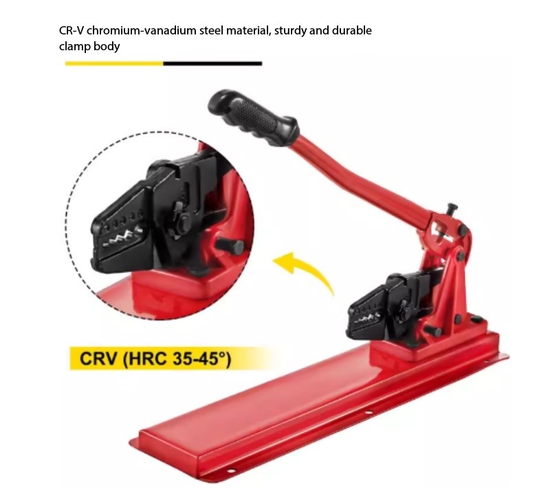 24'' Multi-Function Bench-Style Hand Swager Tool Wire Rope Swaging Machine