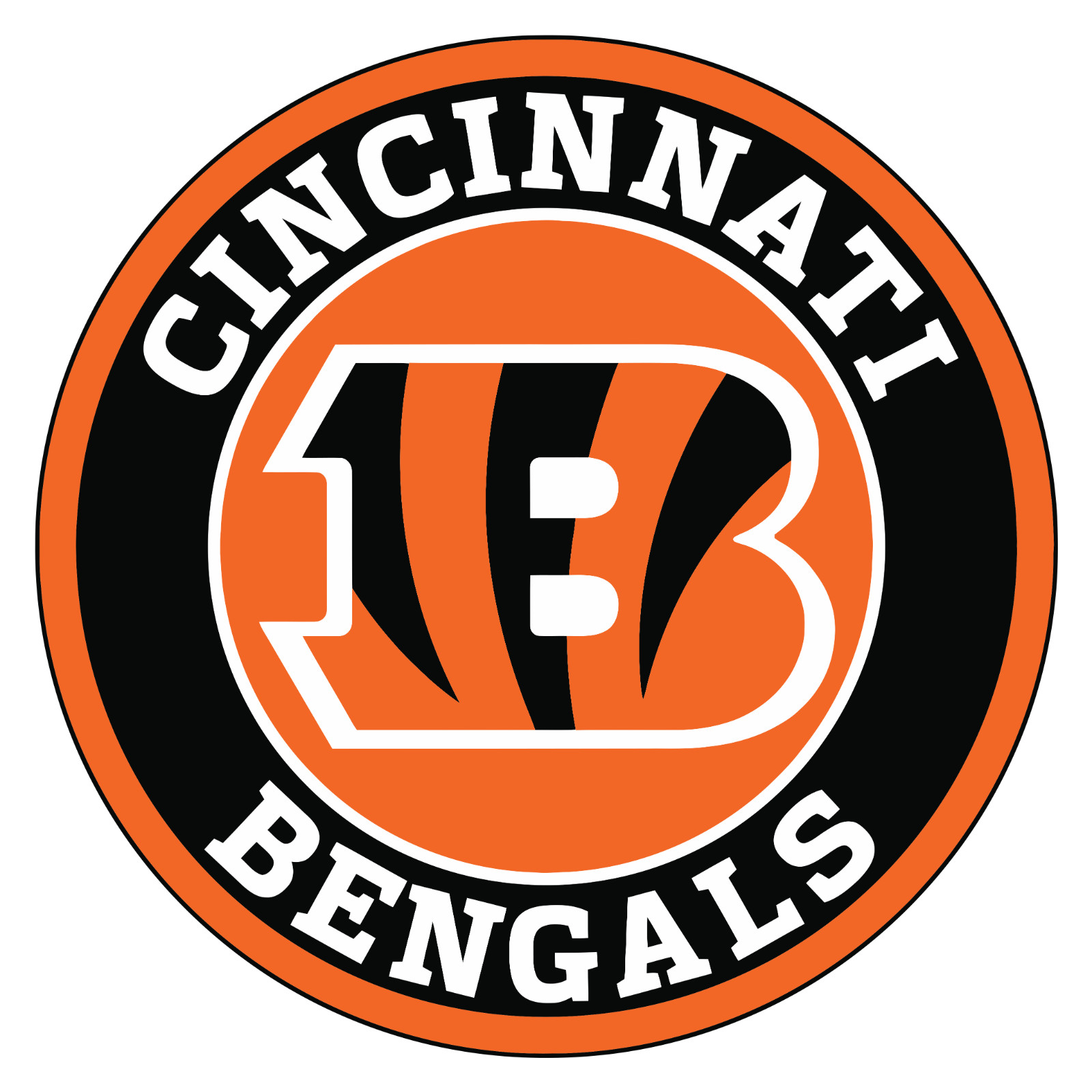 Cincinatti Bengals 3" Decal / FREE SHIPPING / Buy 2 Get 1 FREE