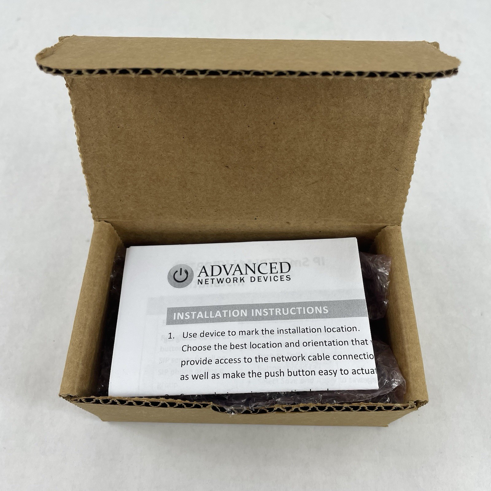 Advanced Network Devices Smart IP Panic Button IPBTN-DIS - Untested