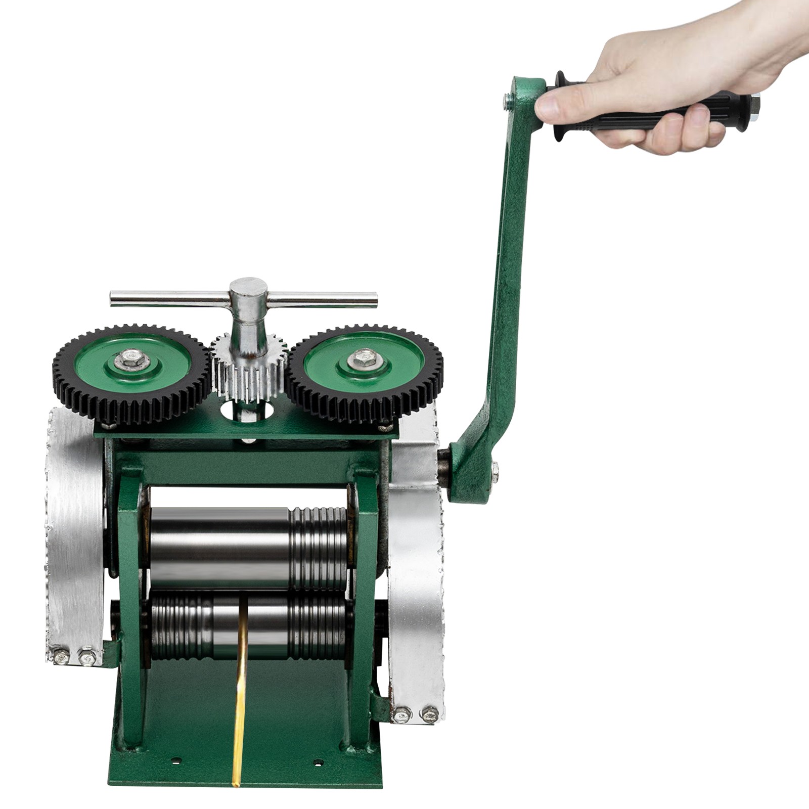 Rolling Mill Machine Rollers Metal Wire Flat Jewelry Tool Manual Combination USA