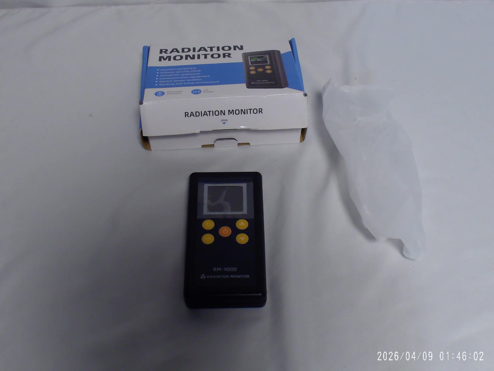 'NOB' Works RM-9000 Radiation Monitor Geiger Counter Rad. detector for X-Ray
