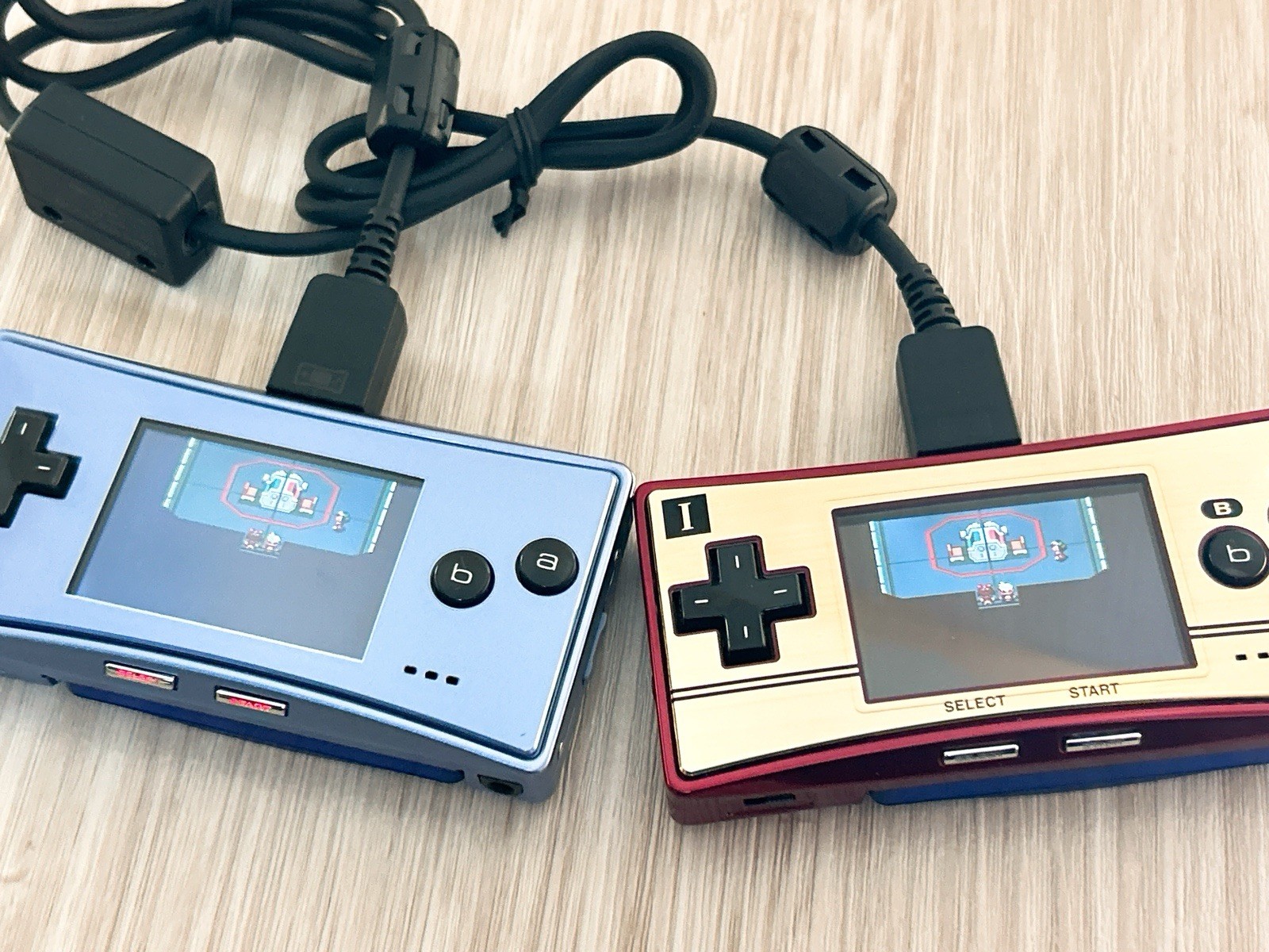 Nintendo GameBoy Micro OEM Link Cable Adapter OXY-008 Complete in Box CIB Tested