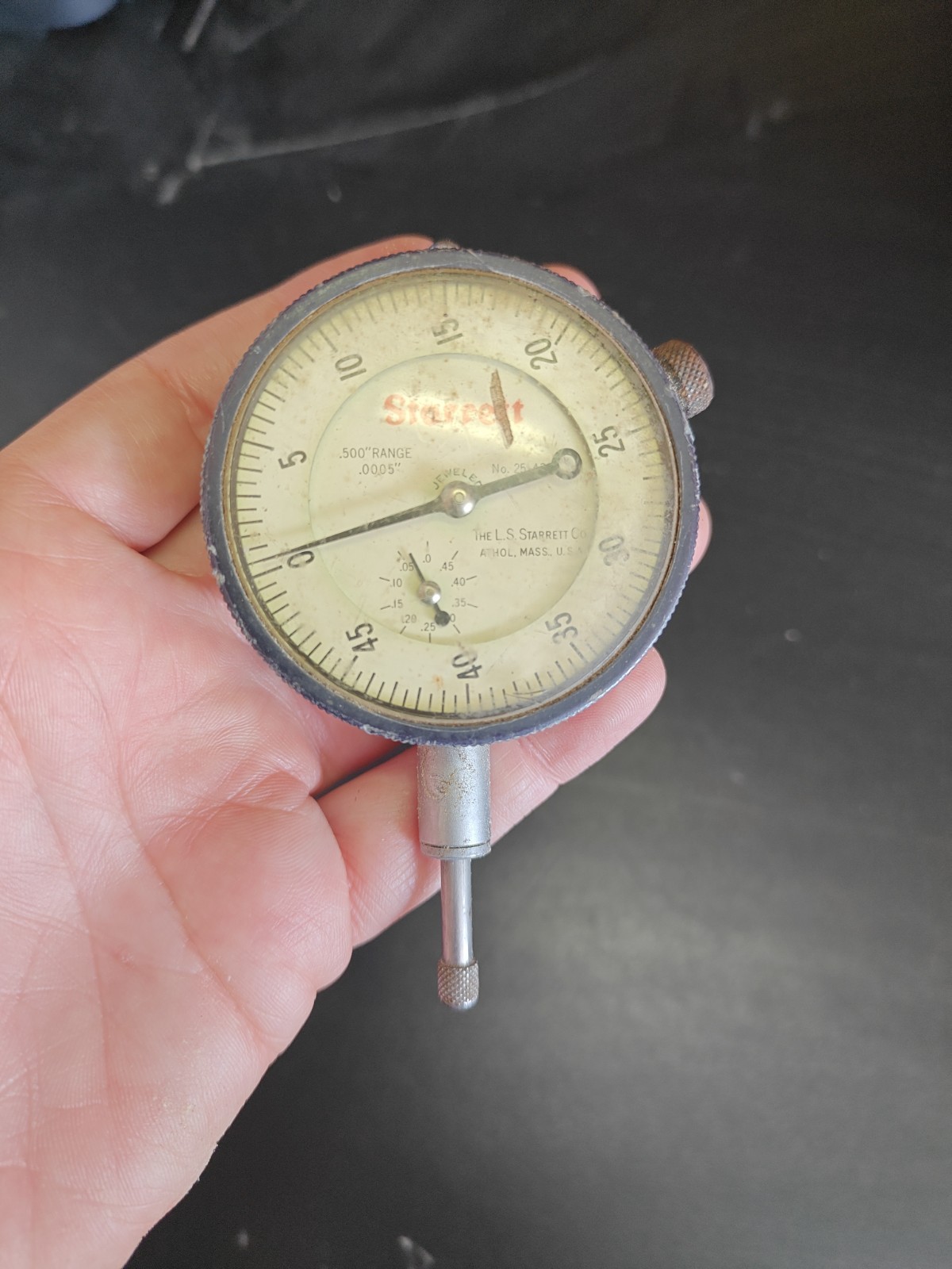 Starrett No, 25-431 Dial Indicator .0005"