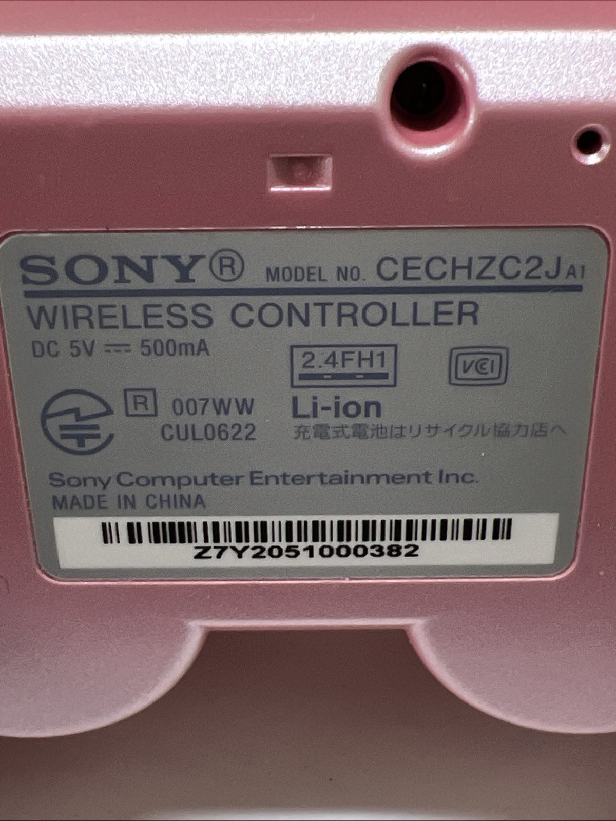 OEM Sony PS3 DualShock 3 Pink Controller Tested Working