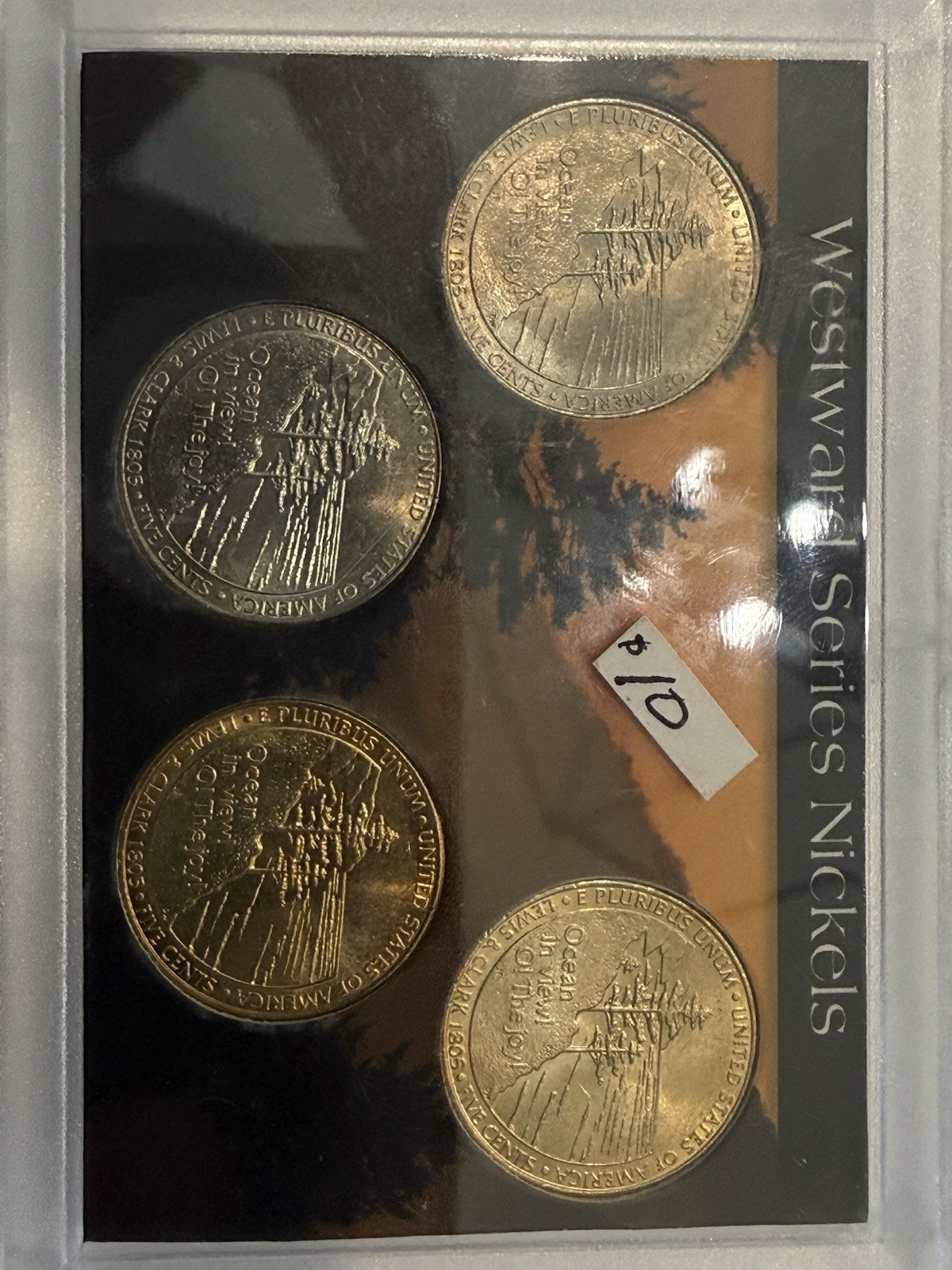 2005 Westward Series 5C Nickels Set (4 Coins) Uncertified Ungraded