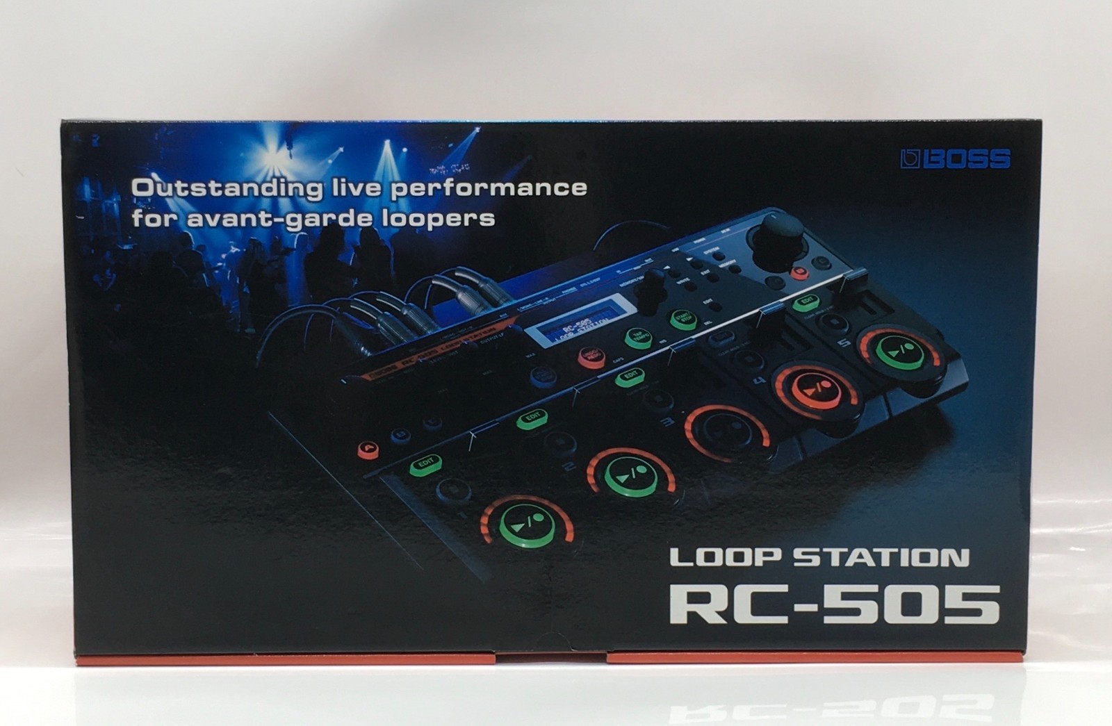 BOSS RC-505 Loop Station Tabletop Looper Pedal w/AC Adapter & Box Tested Working
