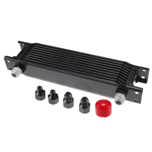 1 Set 10 Row Universal Transmission Oil Cooler - Trailers Truck RV Trans Oil