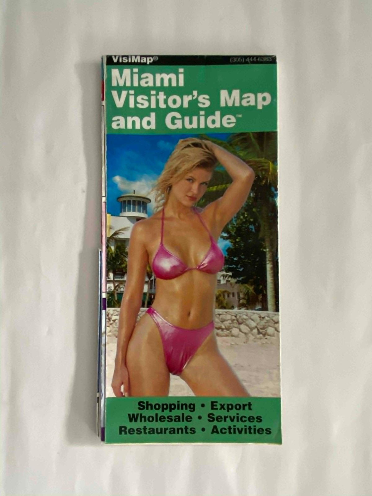 VisiMap Miami Visitor's Map and Guide - paper map Travel shopping - Acceptable
