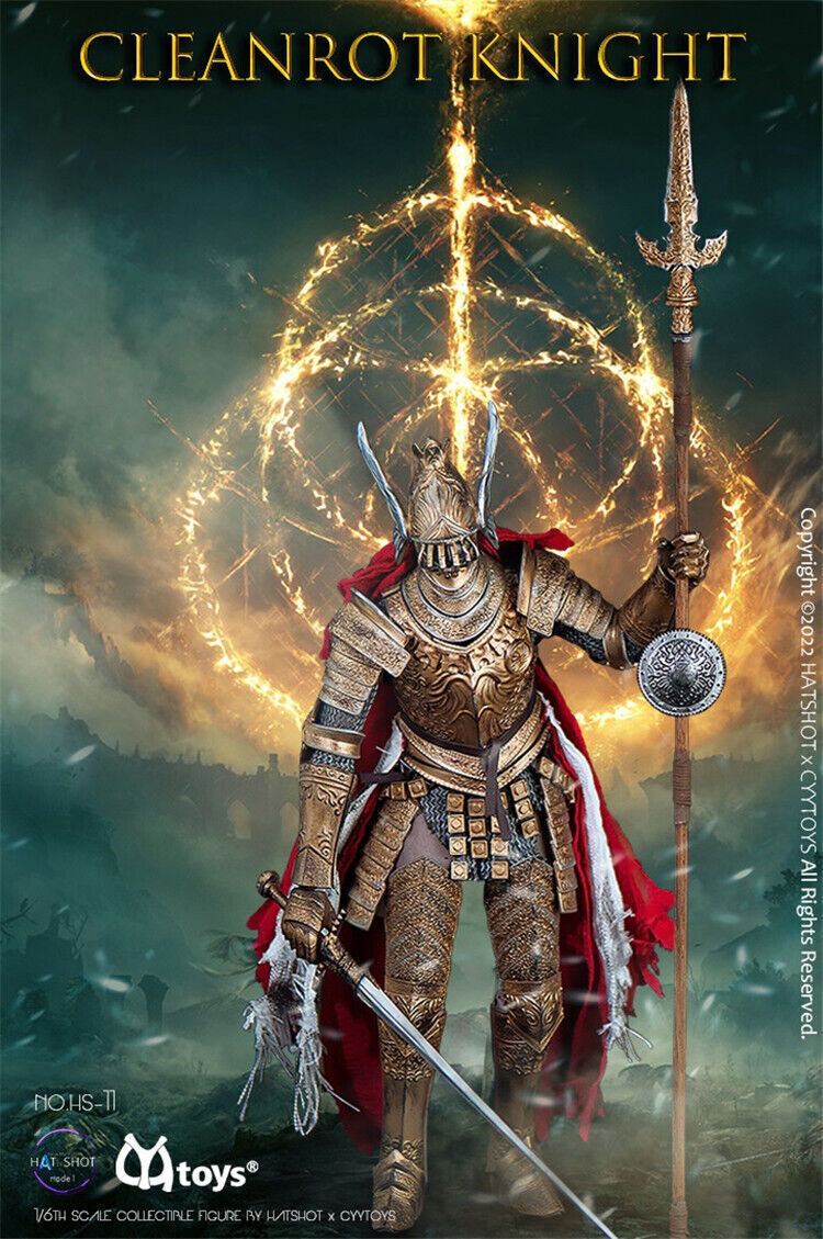 New CYYtoys & HatShot 1/6 HS-11 Cleanrot Knight 12" Action Figure Model Gift
