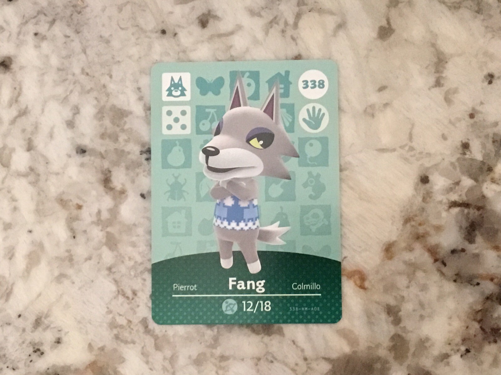 FANG #338 Animal Crossing Amiibo Authentic Nintendo Mint Card From Series 4