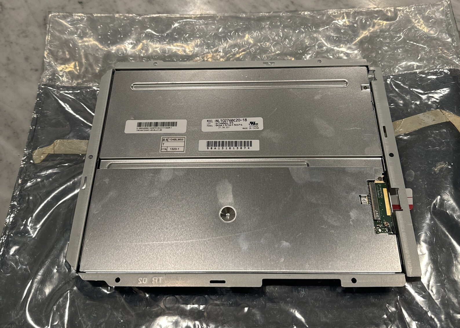 10.4" NL10276BC20-18C display screen For NEC Industrial LCD Panel 1024*768