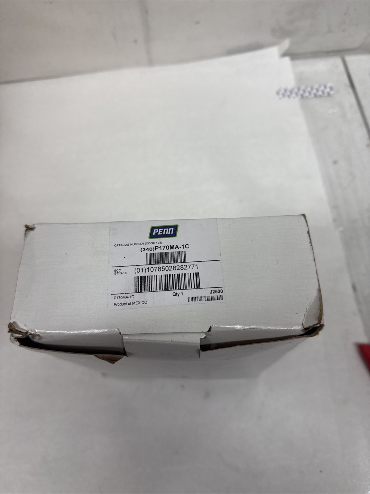 Johnson Controls P170MA-1C Dual Pressure Control SPST w/ Manual Reset LS 20-100