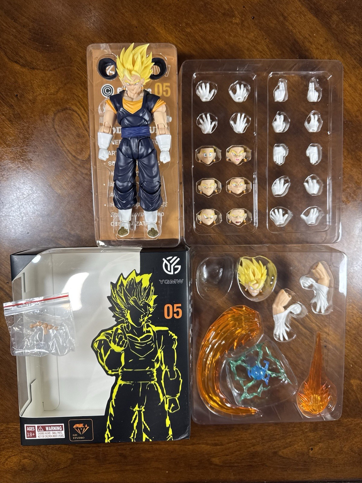 SH Figuarts Dragon Ball Z YGMW Vegito Super Saiyan 05 OC Toys 3.0 Body *NEW*